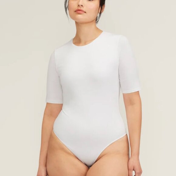 Everlane The Short-Sleeve Crew Neck Bodysuit - Size M - Picture 3 of 16